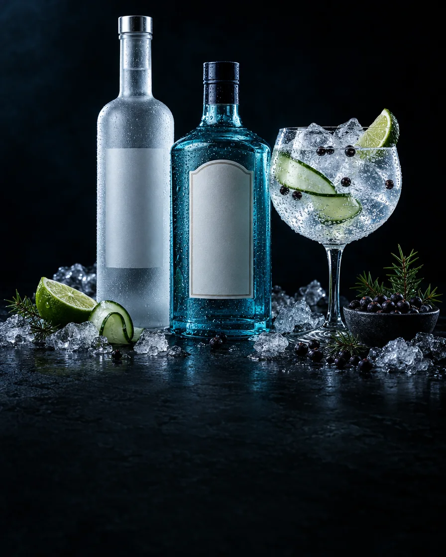 Vodka y Ginebra