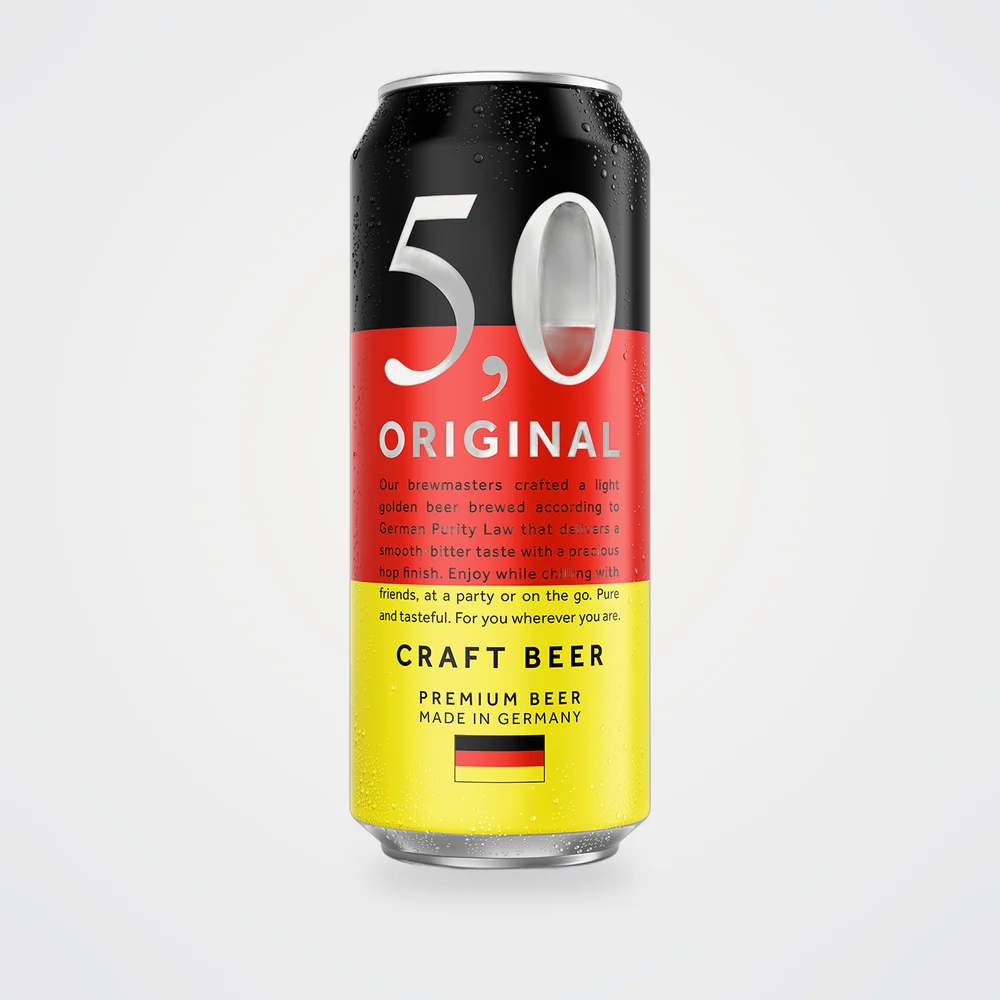 Cerveza 5,0 Original Craft · Tres Color