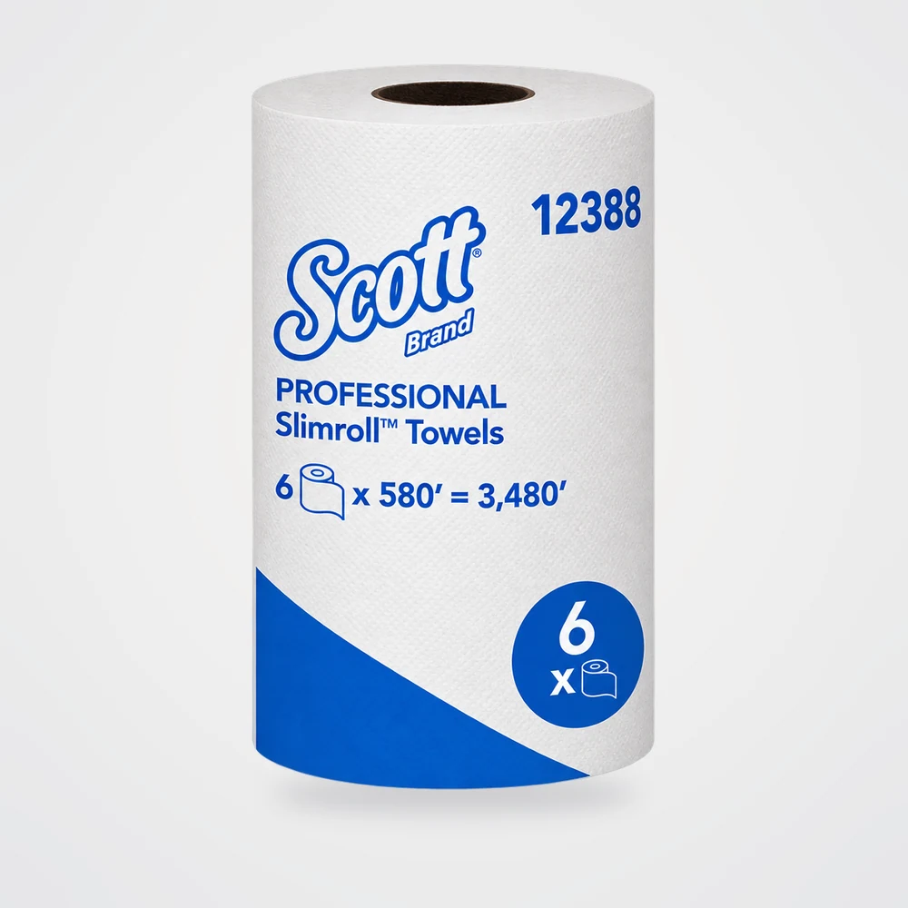 Papel Toalla Slim Roll Scott · 8800 6 Unds/580 Pies